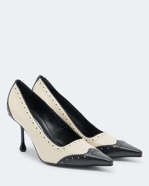 Jimmy Choo Ixia Leather Pumps - White