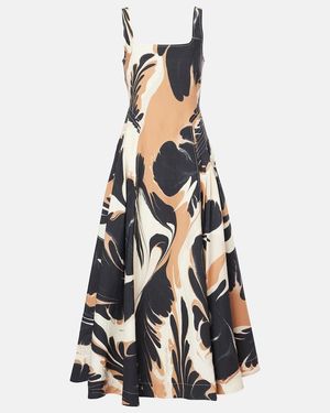 Jonathan Simkhai Paola Linen-Blend Midi Dress - White