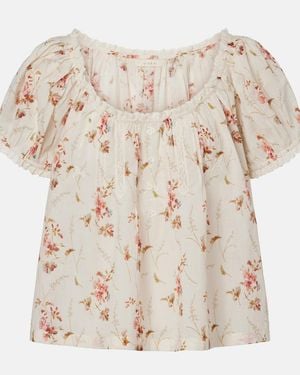 Doen Top Frederica Aus Baumwolle - Natur