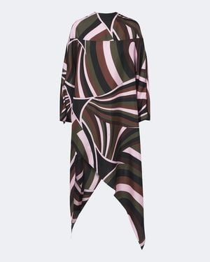 PUCCI Kaftan Iride Aus Seiden-Crepe De Chine - Schwarz