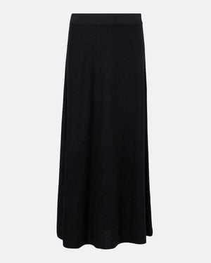 Lisa Yang Torie High-Rise Cashmere Maxi Skirt - Black
