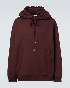 Dries Van Noten Haxel Cotton Hoodie - Purple