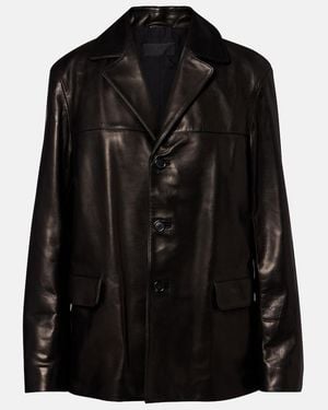 Nili Lotan Tristan Leather Jacket - Black