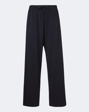 Gucci Jersey Wide-Leg Pants - Blue
