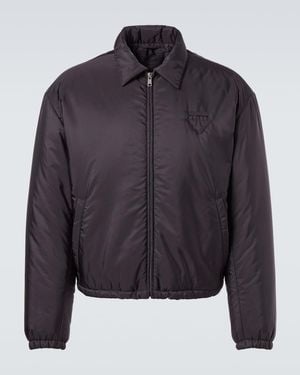 Prada Re-Nylon Padded Jacket - Blue