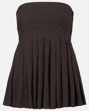 Proenza Schouler Label Top Avine Aus Baumwolle - Schwarz