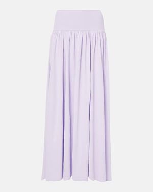 Zimmermann High-Waisted Maxi Skirt - Purple