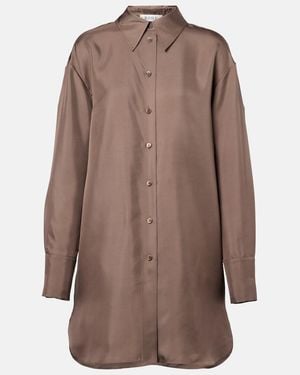 Rohe Silk Shirt - Brown