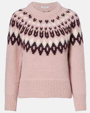 Veronica Beard Pullover Anne Aus Einem Wollgemisch - Pink