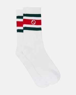 Gucci Socken Interlocking G - Weiß