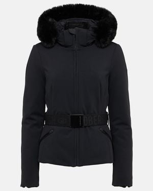Goldbergh Hida Faux Fur-Trimmed Ski Jacket - Black