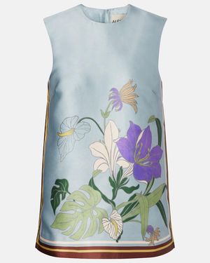 ALÉMAIS Alfie Floral Top - Blue