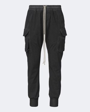 Rick Owens Mastodon Cut Denim Slim Trousers - Black
