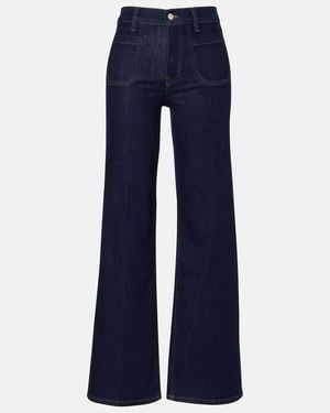FRAME Jeans Anchos Le Slim Palazzo - Azul