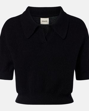 KHAITE Top Leni Aus Wolle Und Kaschmir - Schwarz