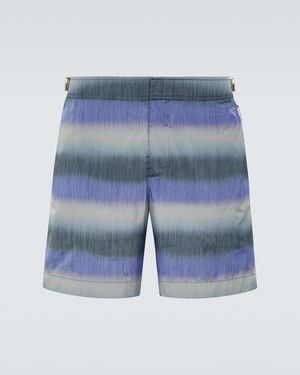 Orlebar Brown Printed Swim Trunks - Blue
