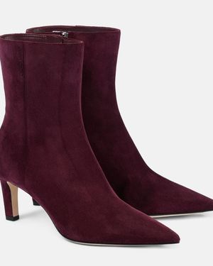 Jimmy Choo Botines Alizze 65 De Ante - Morado