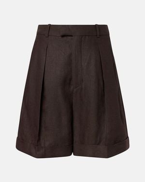 Loro Piana Bermuda-Shorts Combray Aus Leinen - Braun