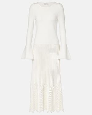 Jonathan Simkhai Damoni Pleated Midi Dress - White