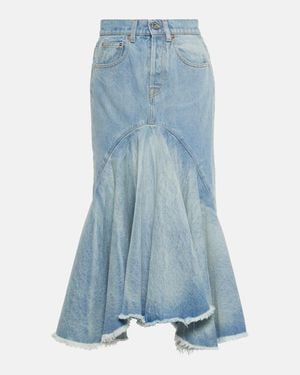 Vetements Jeansrock - Blau
