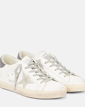 Golden Goose Super-Star Leather Sneakers - White