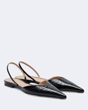 Victoria Beckham Slingback-Ballerinas Victoria Aus Leder - Schwarz