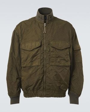 Comme des Garçons Zip-Up Bomber Jacket - Green