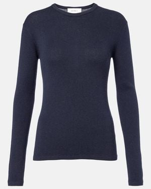 Lisa Yang Pullover Vivian Aus Baumwolle Und Kaschmir - Blau