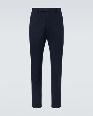 Ralph Lauren Cotton-Blend Chinos - Blue