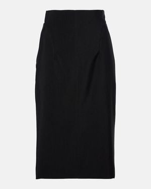 Mugler Bleistiftrock - Schwarz