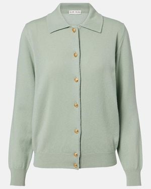 Blazé Milano Highland Wool And Cashmere Cardigan - Green