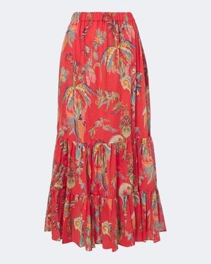 Etro Maxirock Aus Baumwolle - Rot