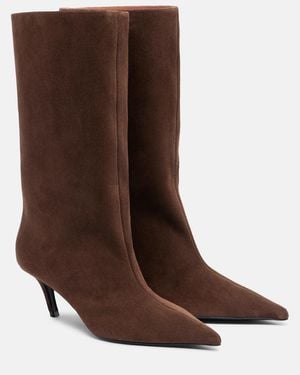 AMINA MUADDI Fiona Suede Boots - Brown