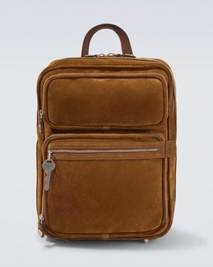 Acne Studios Camero Suede Backpack - Brown