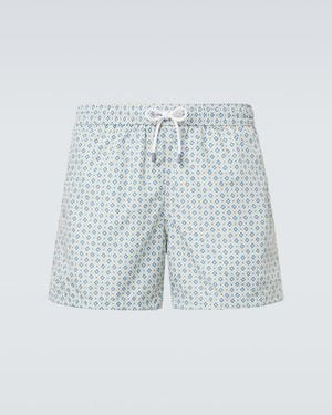 Fedeli Costume Da Bagno Madeira Con Stampa - Blu