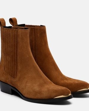 Isabel Marant Delano 35 Suede Ankle Boots - Brown