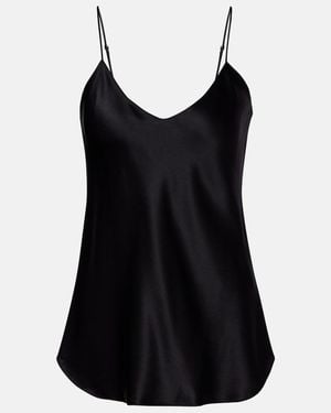 Nili Lotan Isabella Silk Satin Camisole - Black