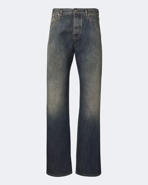 Fendi Faded Straight Jeans - Grey