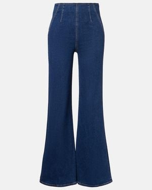 Veronica Beard Joplin Flared Jeans - Blue