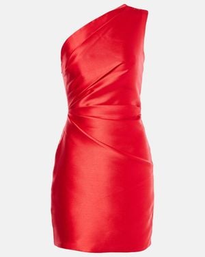 Solace London Minikleid Nori Aus Satin-Twill - Rot