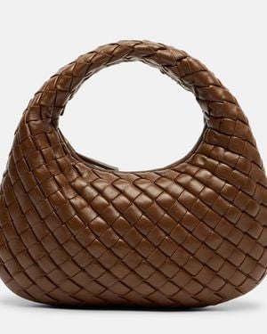 Bottega Veneta Henkeltasche Baby Veneta Aus Leder - Braun
