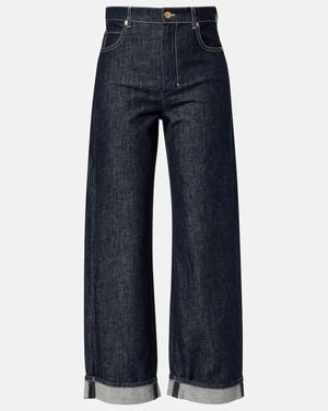 Max Mara Chiara Wide-Leg Jeans - Blue