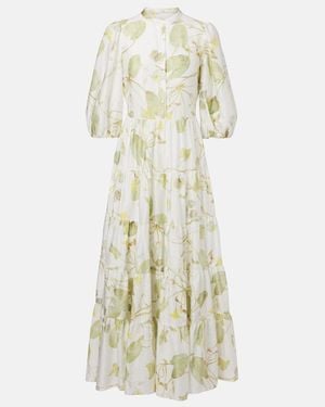 Erdem Cotton Maxi Dress - White