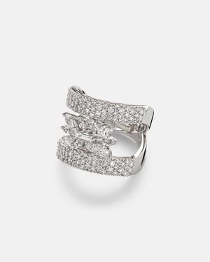 YEPREM 18Kt (750/1000) Ring With Diamonds - White