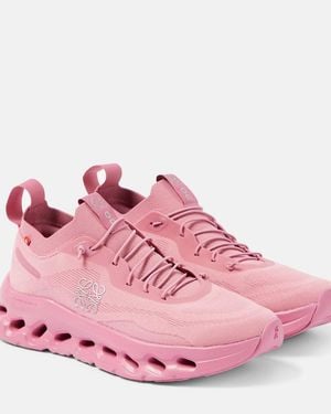 Loewe On Cloudtilt Stretch Recycled-Knit Trainers - Pink