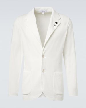 Lardini Cotton Blazer - White