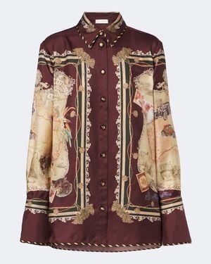 Zimmermann Camicia Valiant - Marrone