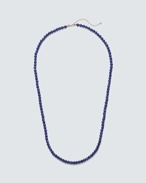 Mateo Halskette Aus Lapislazuli Mit 14Kt Gelbgold - Blau