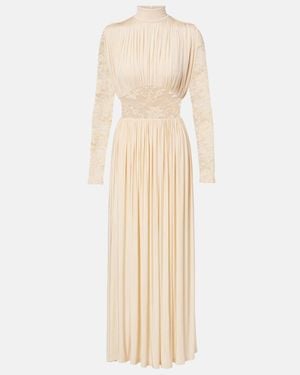 Zimmermann Rebellion Draped Lace Gown - Natural