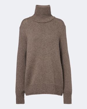 The Row Rollkragenpullover Plira Aus Kaschmir - Braun